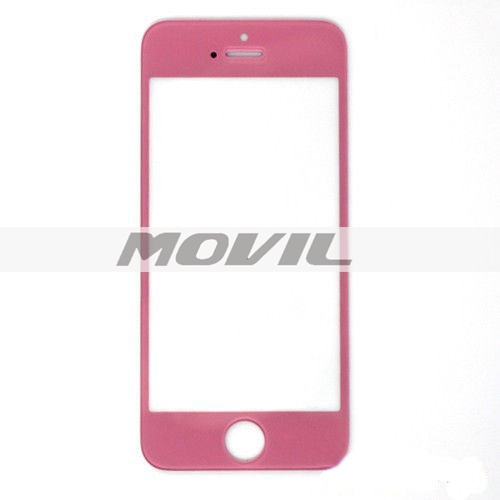 Colored Front Screen Repair LCD Glass Lens Outer Screen Replacement For iPhone 5 5G 5S rose